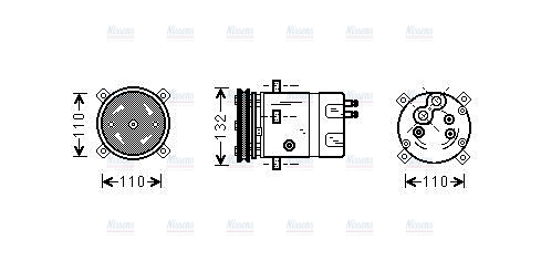 AVA Aircon Compressor DWAK019