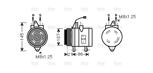 AVA Aircon Compressor DWAK079