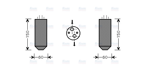 AVA Aircon Receiver Dryer Filter DWD078