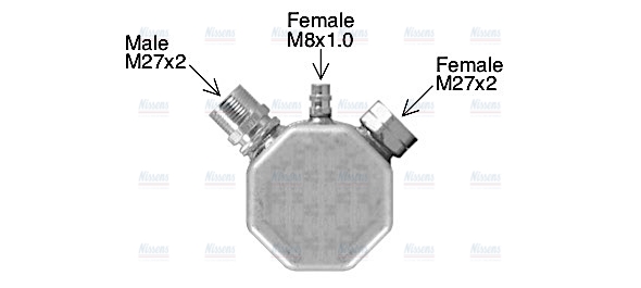 AVA Aircon Receiver dryer DWD437