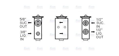 AVA Aircon Expansion Valve DZ1016