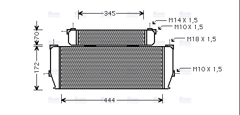 AVA Oil Cooler DZ3009