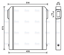 AVA Charge Air Intercooler DZ4018