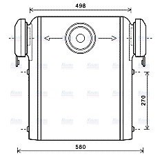AVA Charge Air Intercooler DZ4022
