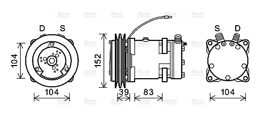 AVA Aircon Compressor DZAK013