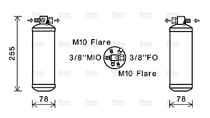 AVA Aircon Receiver dryer DZD015