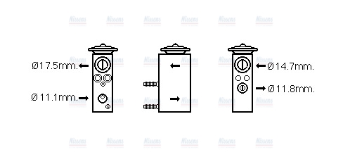 AVA Aircon Expansion Valve FD1462