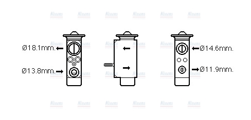 AVA Aircon Expansion Valve FD1492
