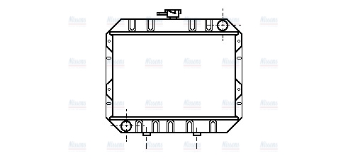 AVA Coolant Radiator FD2063