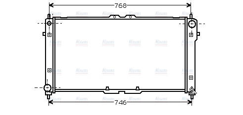 AVA Coolant Radiator FD2181