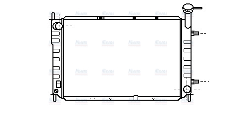 AVA Coolant Radiator FD2184