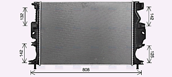 AVA Coolant Radiator FD2689