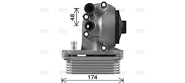 AVA Oil Cooler & Filter Housing FD3623H