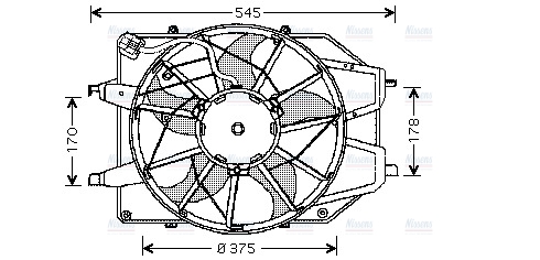 AVA Radiator Cooling Fan FD7509