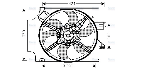 AVA Radiator Cooling Fan FD7513