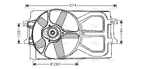 AVA Radiator Fan FD7517