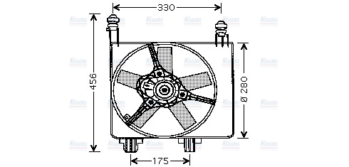 AVA Radiator Cooling Fan FD7524
