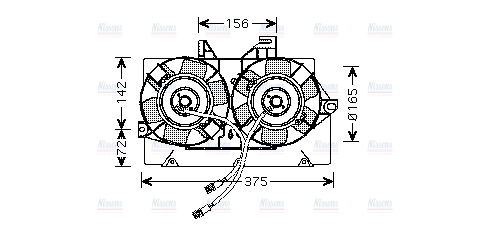 AVA Radiator Cooling Fan FD7539