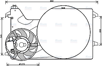 AVA Radiator Fan FD7546