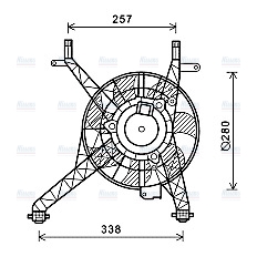 AVA Radiator Cooling Fan FD7558