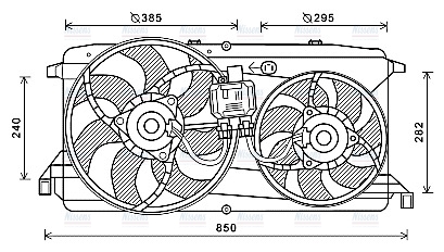 AVA Radiator Cooling Fan FD7579