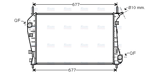 AVA Coolant Radiator FDA2337