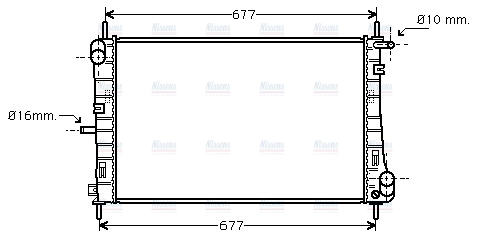 AVA Coolant Radiator FDA2338