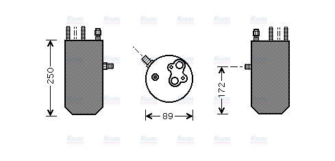 AVA Aircon Receiver Dryer Filter FDD125