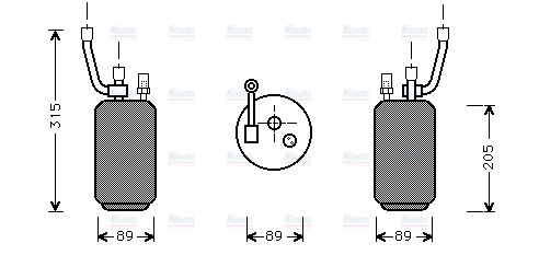 AVA Aircon Receiver Dryer Filter FDD274