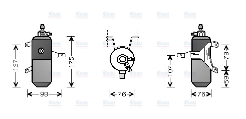 AVA Aircon Receiver Dryer Filter FDD332