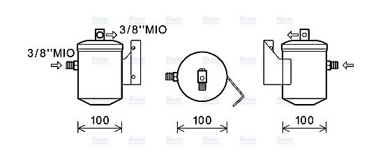 AVA Aircon Receiver dryer FDD454