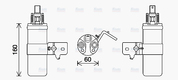 AVA Aircon Receiver Dryer Filter FDD651