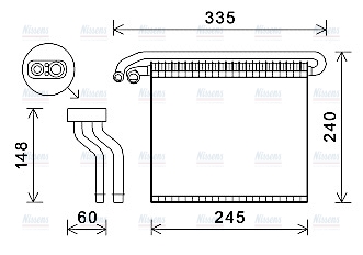 AVA Aircon Evaporator FDV457