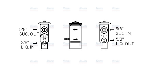 AVA Aircon Expansion valve FE1005