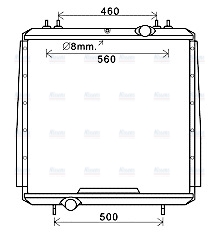 AVA Coolant Radiator FE2016