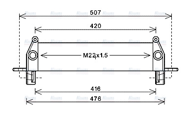 AVA Oil cooler FE3022