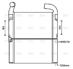AVA Charge Air Intercooler FE4012