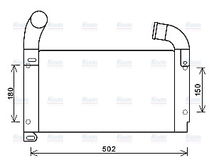 AVA Charge Air Intercooler FE4021