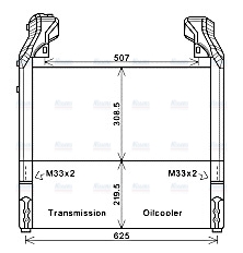 AVA Charge Air Intercooler FE4023