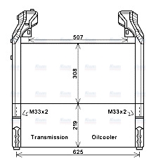AVA Charge Air Intercooler FE4024