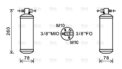 AVA Aircon Receiver dryer FRD001