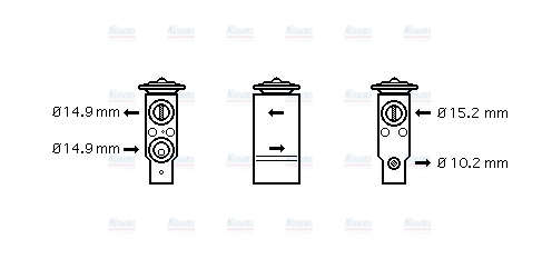 AVA Aircon Expansion Valve FT1306