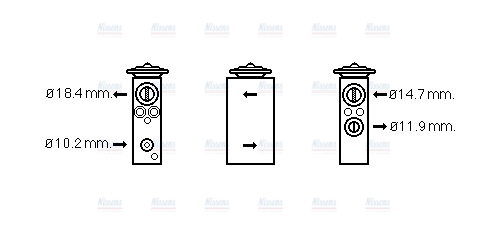 AVA Aircon Expansion Valve FT1378