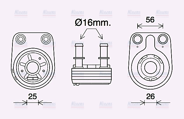 AVA Oil Cooler FT3460