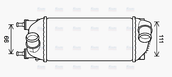 AVA Charge Air Intercooler FT4459