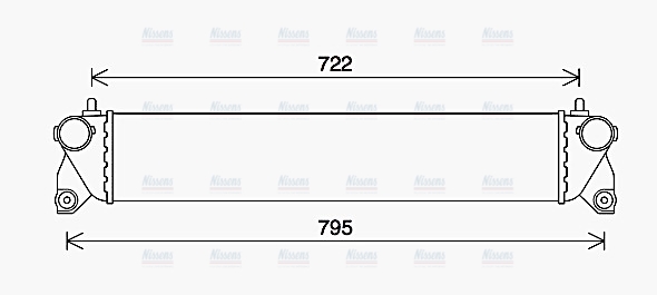 AVA Charge Air Intercooler FT4461