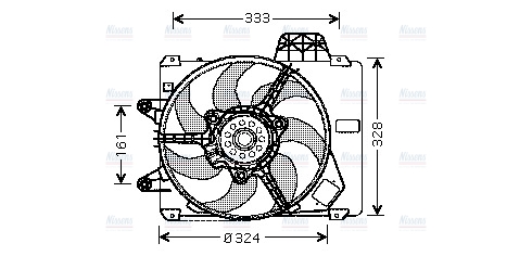 AVA Radiator Cooling Fan FT7286