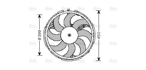 AVA Radiator Fan FT7541