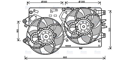 AVA Radiator Fan FT7554