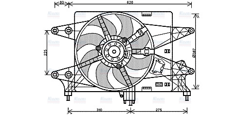 AVA Radiator Fan FT7574